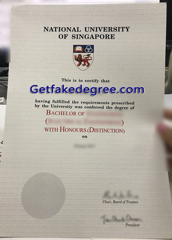 National University of Singapore degree, NUS fake diploma