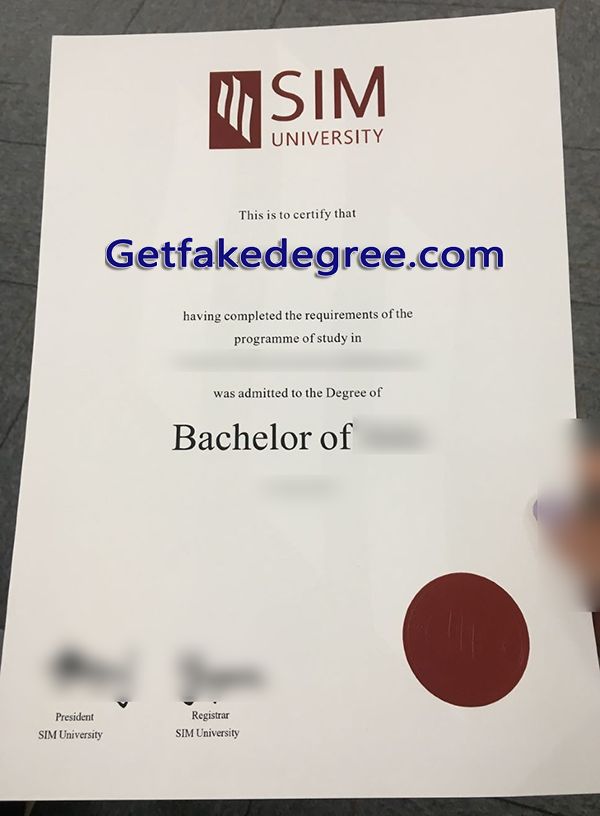 SIM university degree, fake SIM diploma