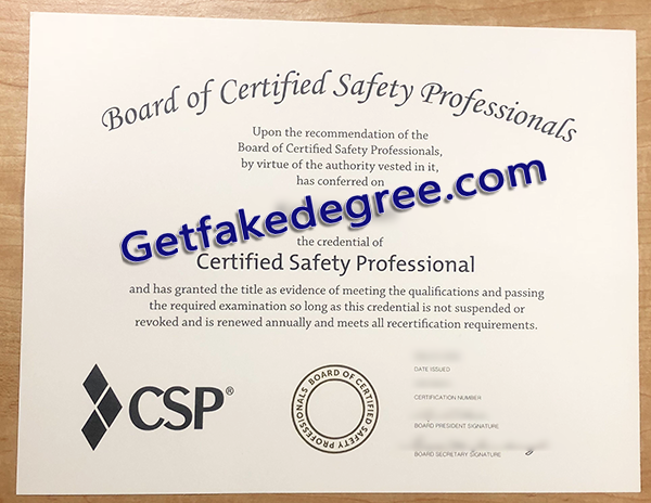 CSP Certificate, CSP fake certificate