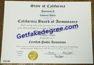 buy fake CPA certificate