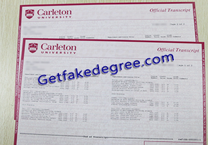 buy fake Carleton University transcript