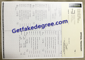 buy fake Centennial College transcript