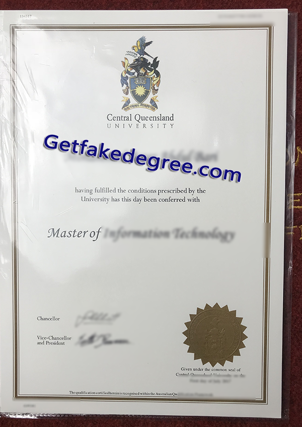 Central Queensland University degree, Central Queensland University fake diploma
