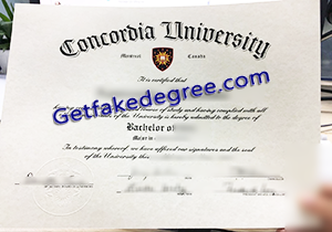 buy fake Concordia University diploma