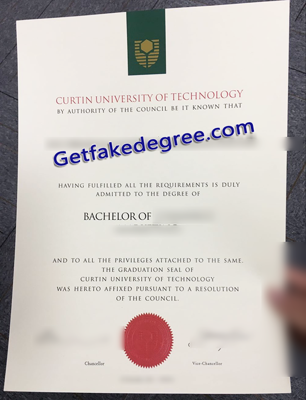 Curtin University of Technology diploma, Curtin University fake degree