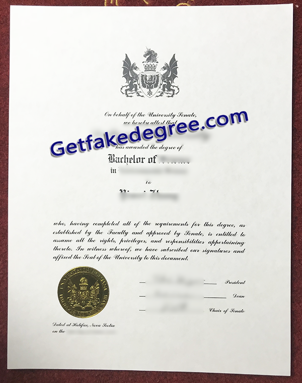 Dalhousie University degree, Dalhousie University fake diploma