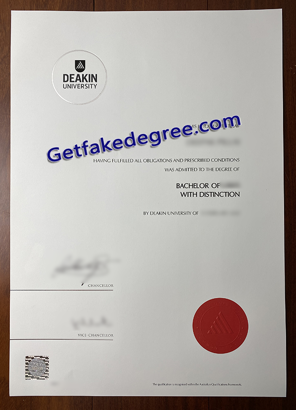 Deakin University diploma, Deakin University fake degree