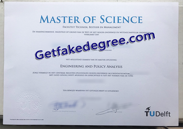 Delft University of Technology diploma, Delft University of Technology fake degree