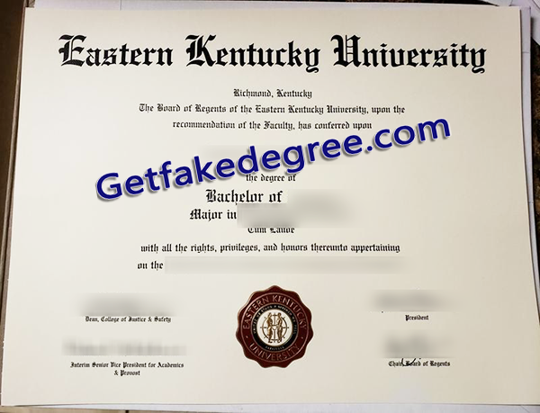 Eastern Kentucky University diploma, Eastern Kentucky University fake degree