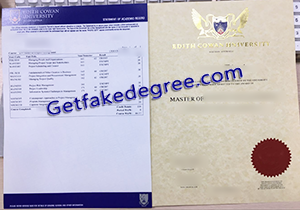 buy fake Edith Cowan University diploma transcript