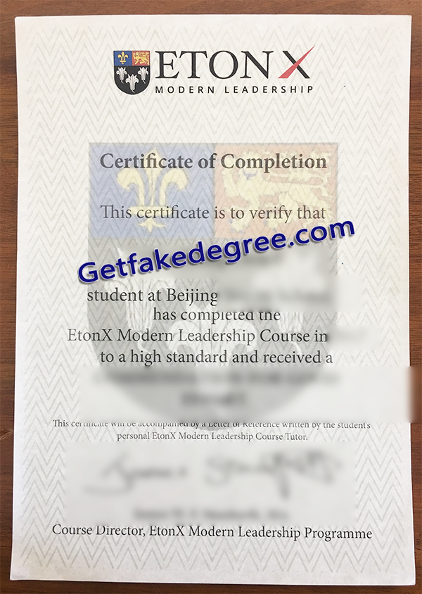 Eton College diploma, Eton College fake degree