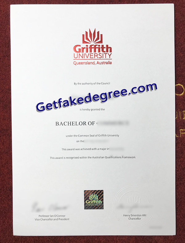 Griffith University degree, Griffith University fake diploma
