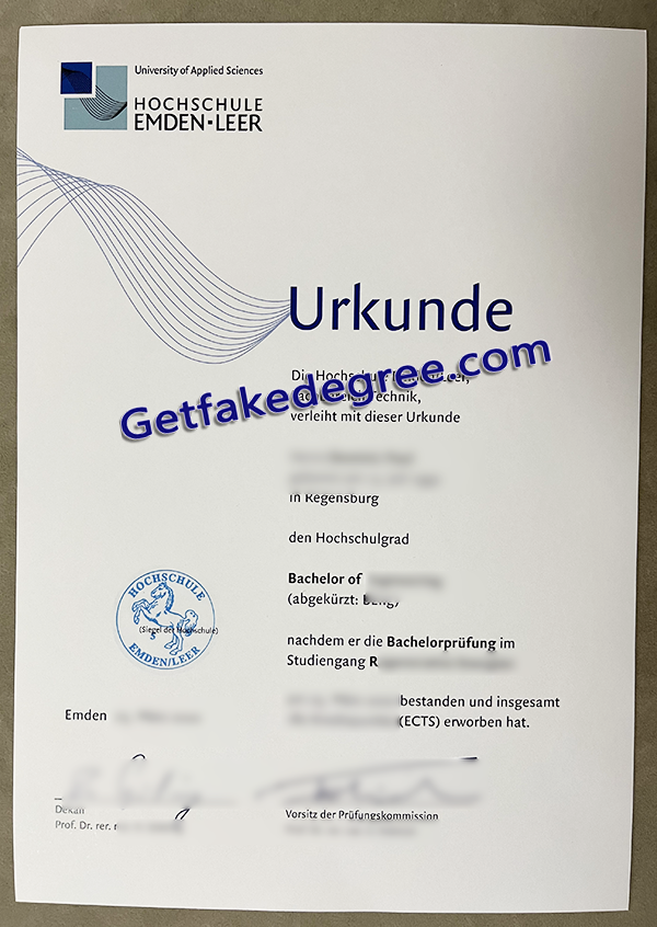 Hochschule Emden Leer diploma, Hochschule Emden Leer fake degree