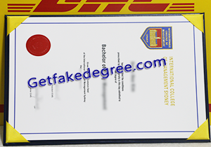 buy fake International College of Management Sydney degree