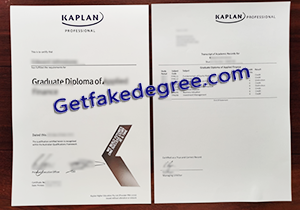 buy fake Kaplan degree transcript