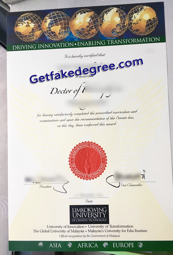 Limkokwing University of Creative Technology diploma, Limkokwing University fake degree