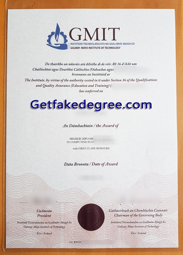 Galway-Mayo Institute of Technology degree, GMIT fake diploma