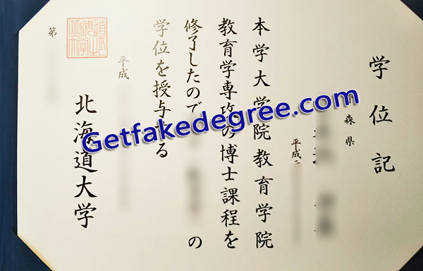 Hokkaido University diploma, Hokkaido University fake degree