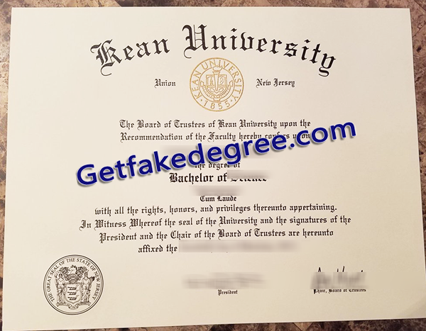 Kean University degree, Kean University fake diploma
