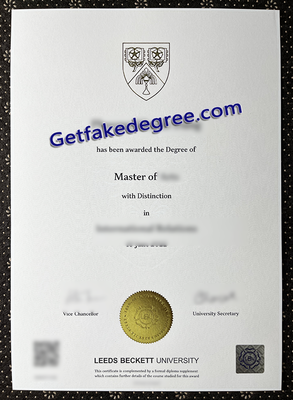 Leeds Beckett University degree, Leeds Beckett University fake diploma