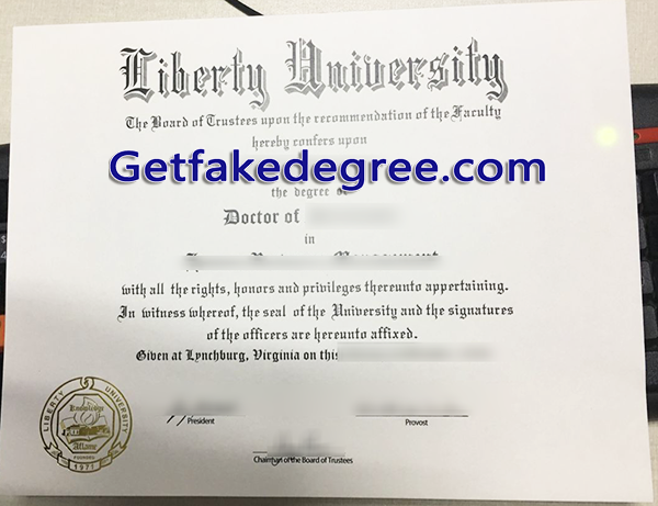 Liberty University diploma, Liberty University fake degree
