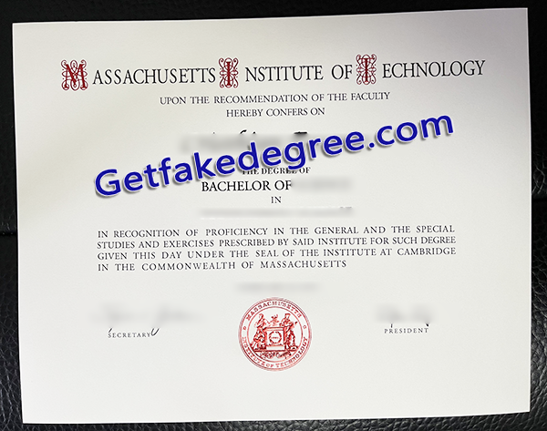 MIT degree, fake Massachusetts Institute of Technology diploma