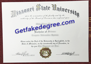 buy fake Missouri State University degree