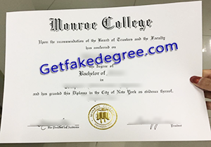 buy fake Monroe College diploma