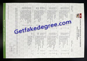 buy fake Nanyang Technological University transcript