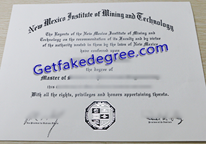 buy fake New Mexico Institute of Mining and Technology diploma