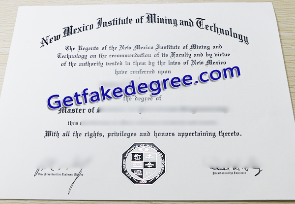 New Mexico Institute of Mining and Technology degree, New Mexico Tech fake diploma