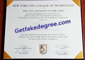buy fake New York City College of Technology degree