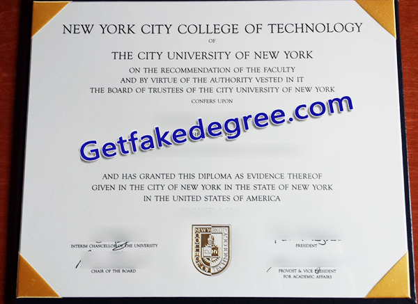 New York City College of Technology diploma, New York City College of Technology fake degree