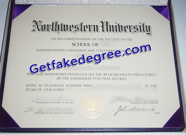 Northwestern University diploma, Northwestern University fake degree