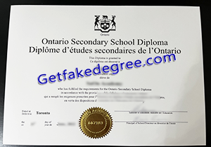 buy fake Ontario Secondary School degree