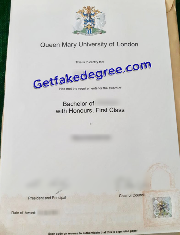 Queen Mary University of London diploma, QMUL fake degree