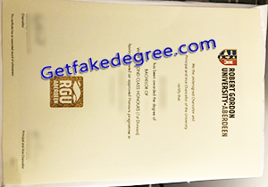 buy fake Robert Gordon University diploma
