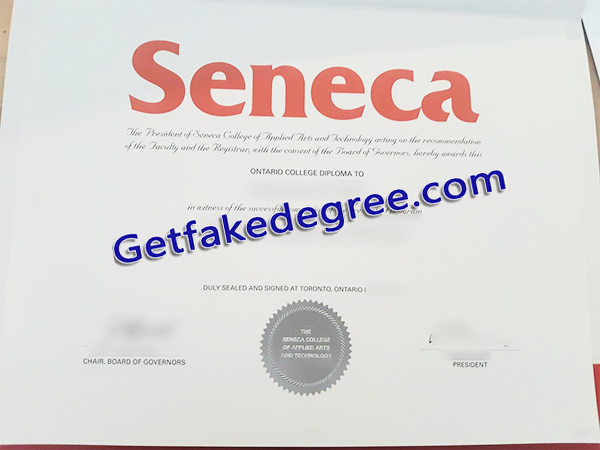 Seneca College diploma, Seneca College fake degree