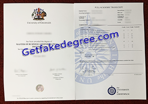 buy fake University of Greenwich degree transcript
