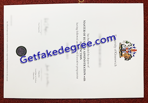buy fake University of Greenwich diploma