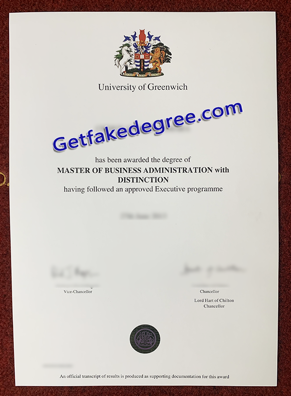 University of Greenwich degree, University of Greenwich fake diploma