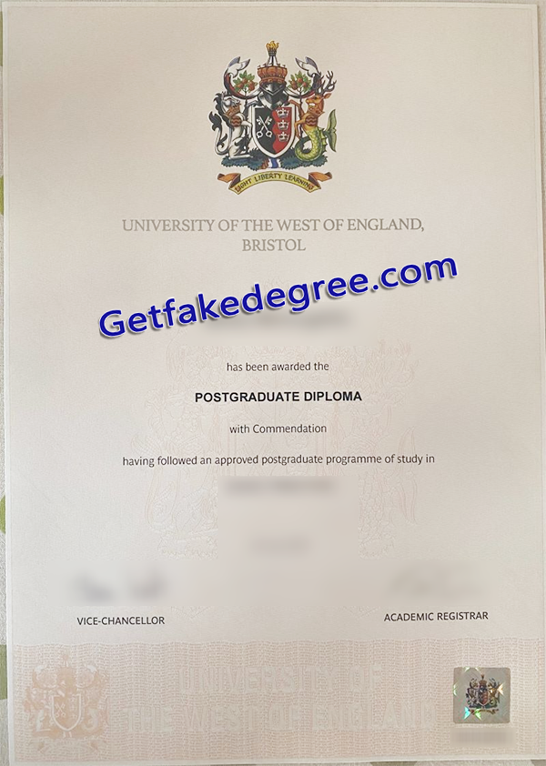 University of the West of England Bristol diploma, UWE Bristol fake degree