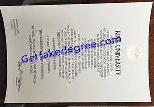 buy fake Rice University diploma