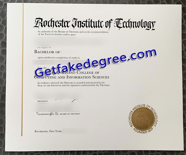 Rochester Institute of Technology degree, RIT fake diploma