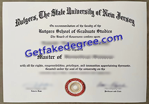 buy fake Rutgers University degree