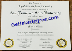 buy fake San Francisco State University degree