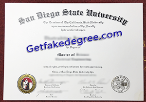 buy fake San Diego State University diploma