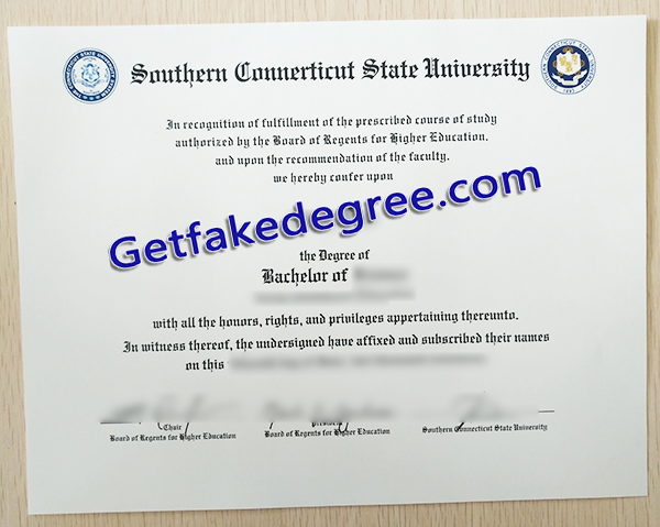 Southern Connecticut State University diploma, SCSU fake degree