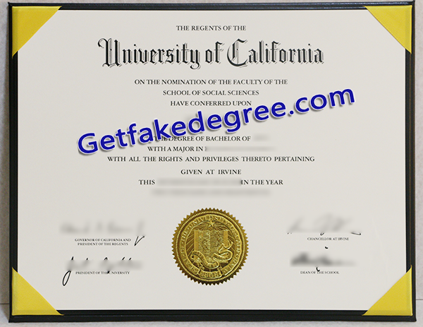 UC Irvine diploma, UCI fake degree