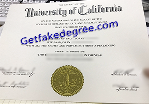 buy fake University of California Riverside diploma